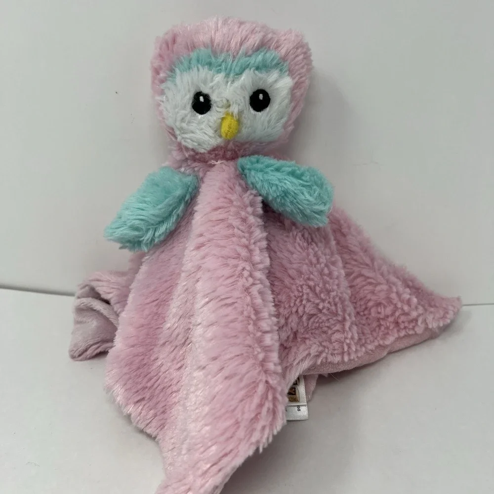 Baby Bass Pro‎ Shops Owl Lovey pink Security lovies bird plush stuffed Animal